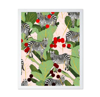 Zebra Jungle Pattern