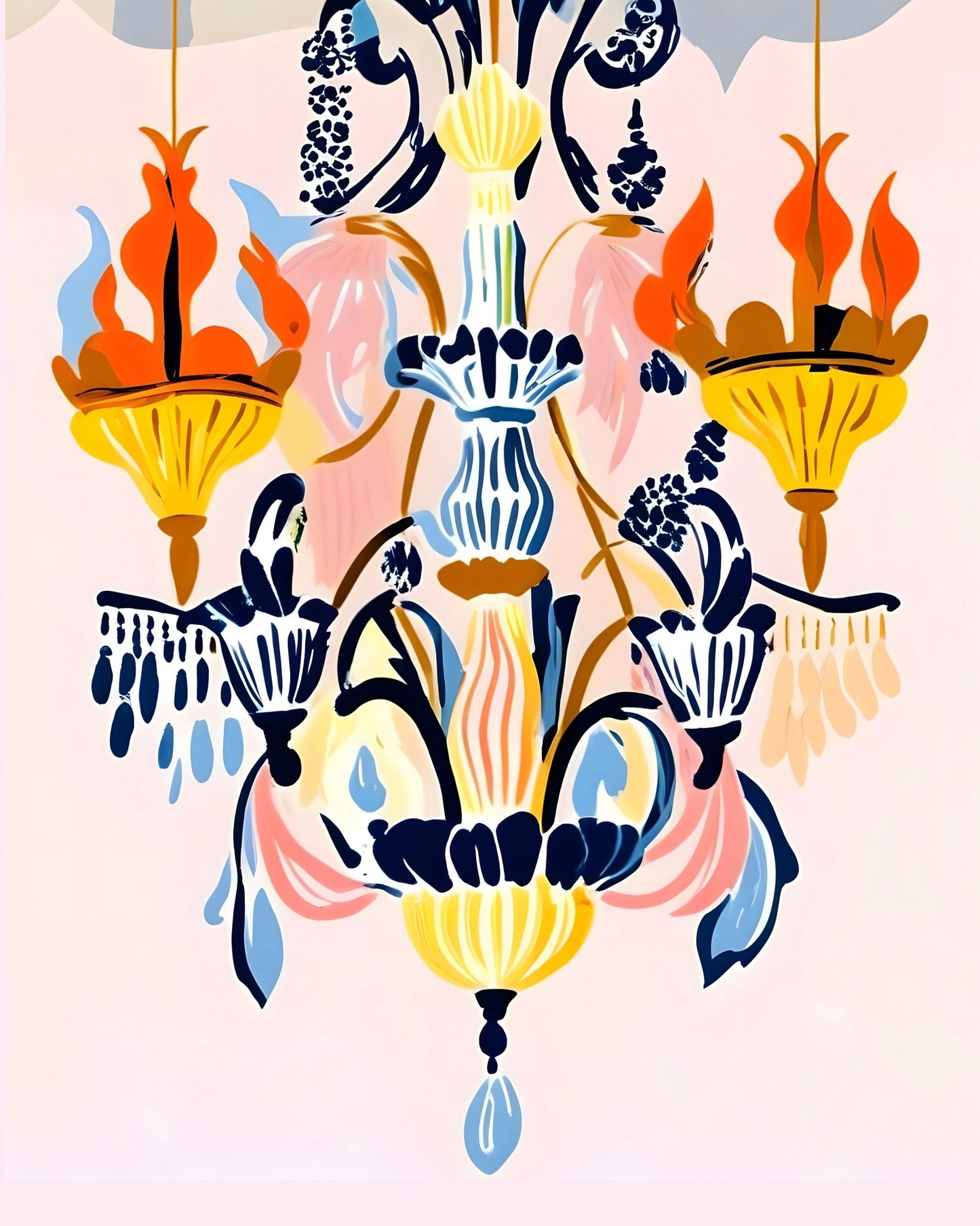 Decorative Chandelier Art