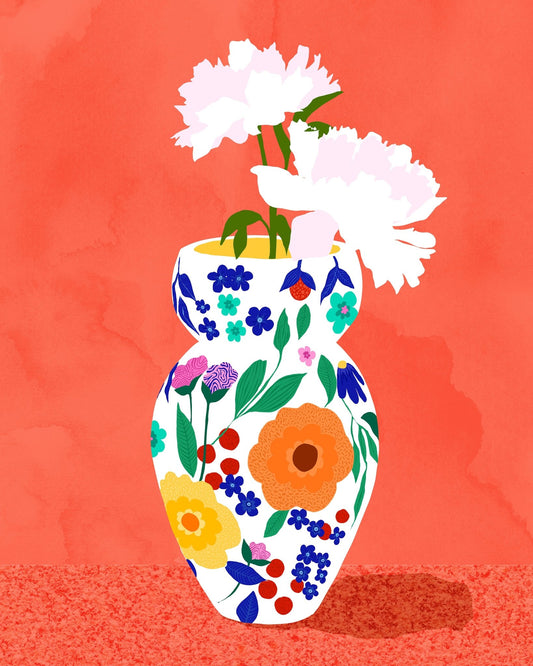 Decorative Floral Vase No1