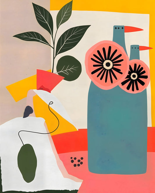 Modern Floral Still Life No1