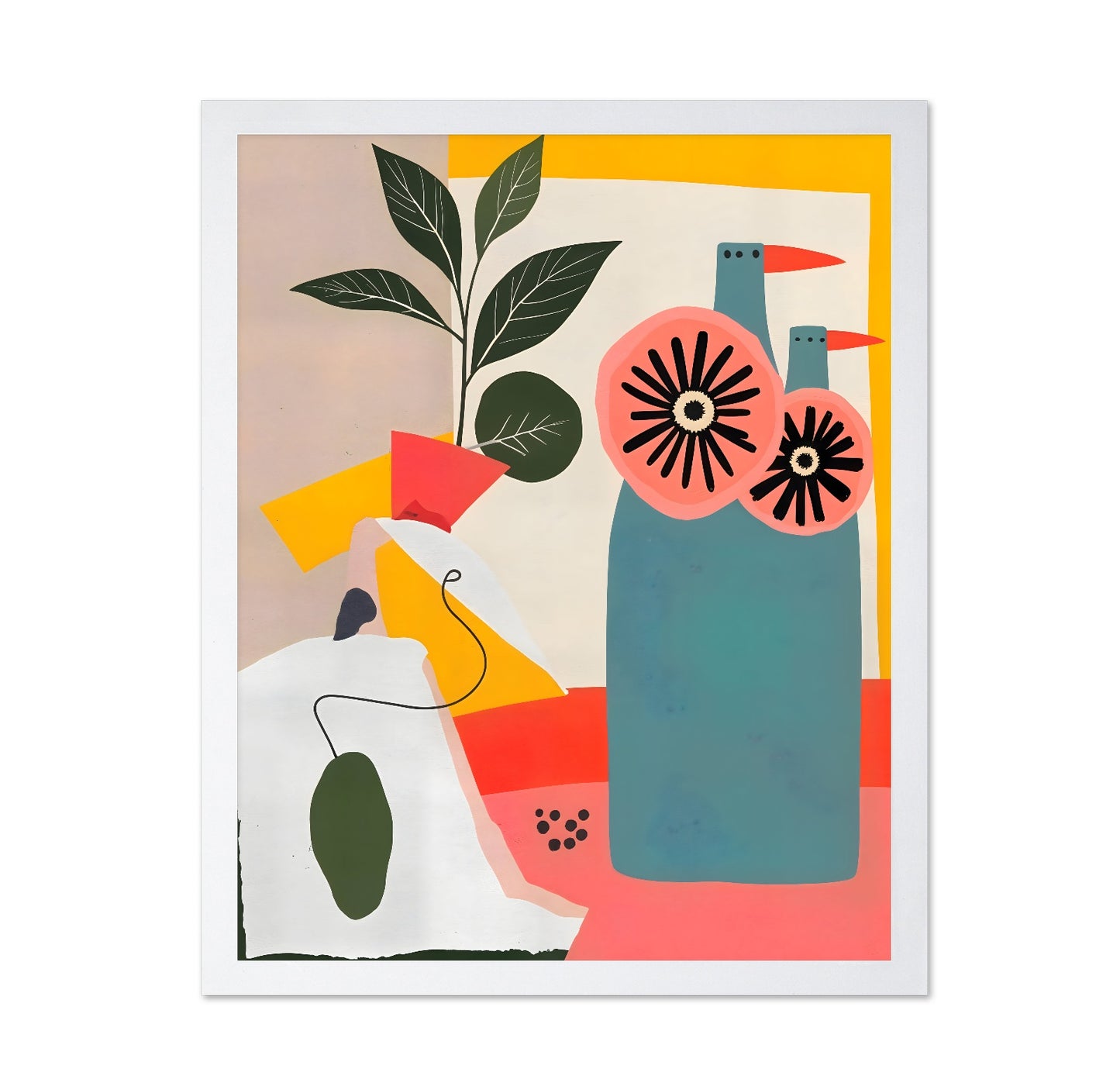Modern Floral Still Life No1
