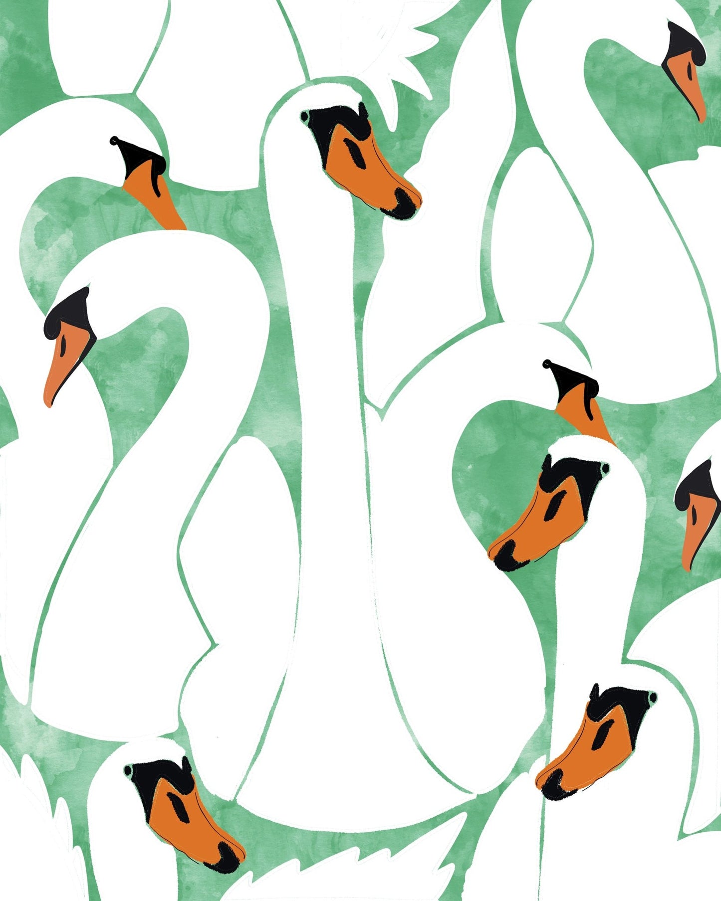 Swan Pattern Design