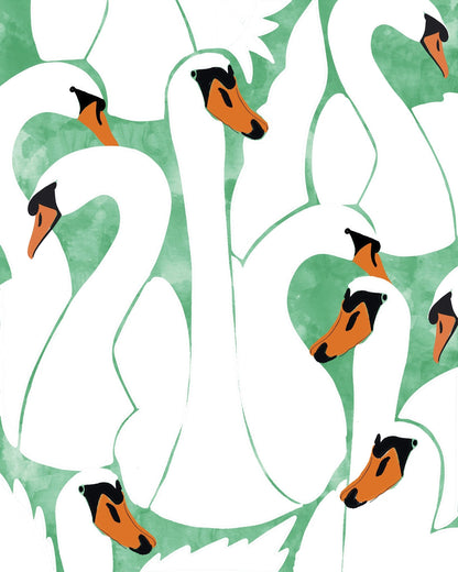 Swan Pattern Design