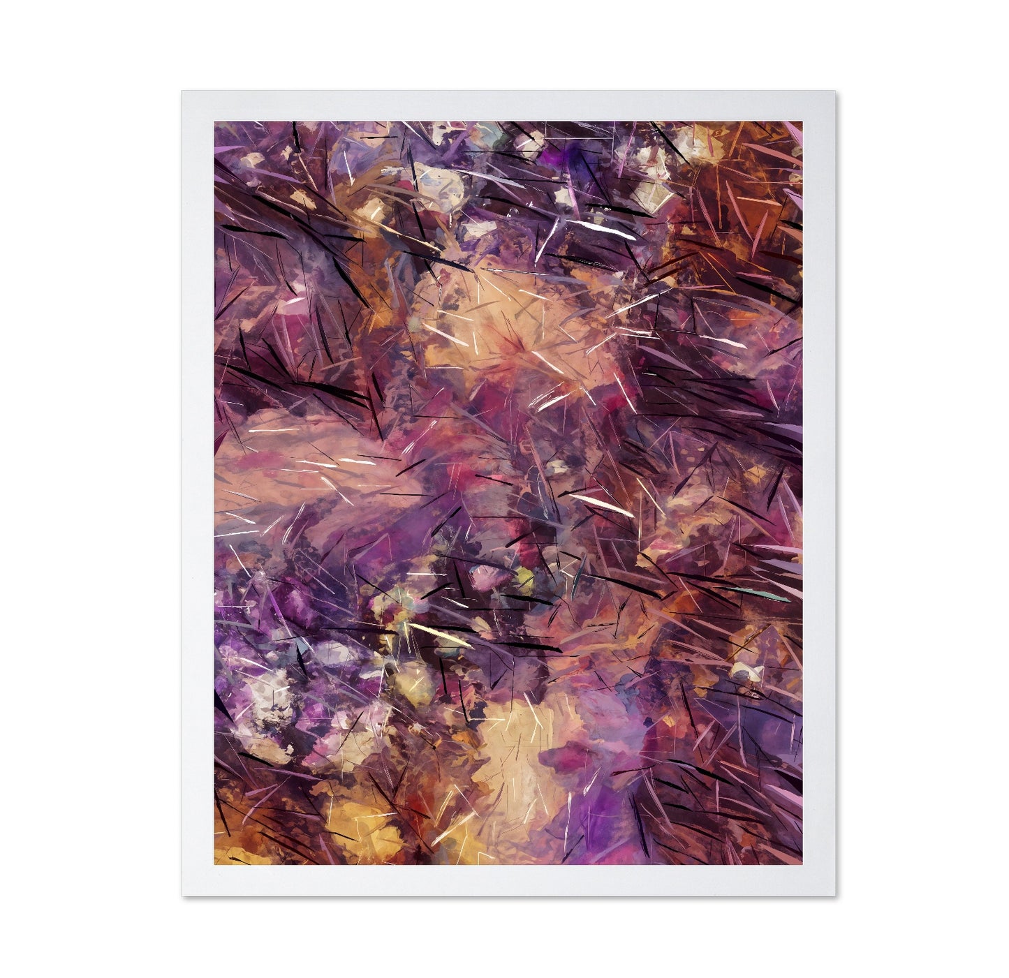 Purple Abstract Burst