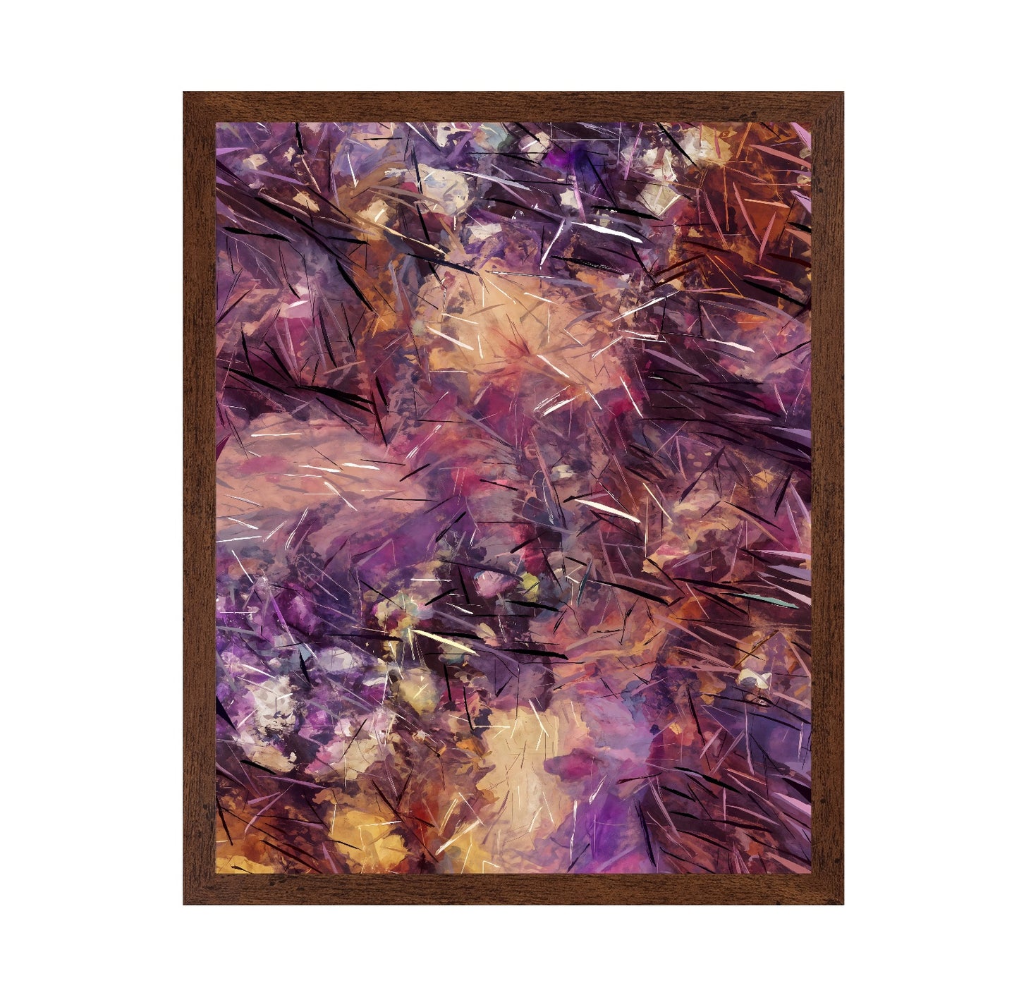 Purple Abstract Burst