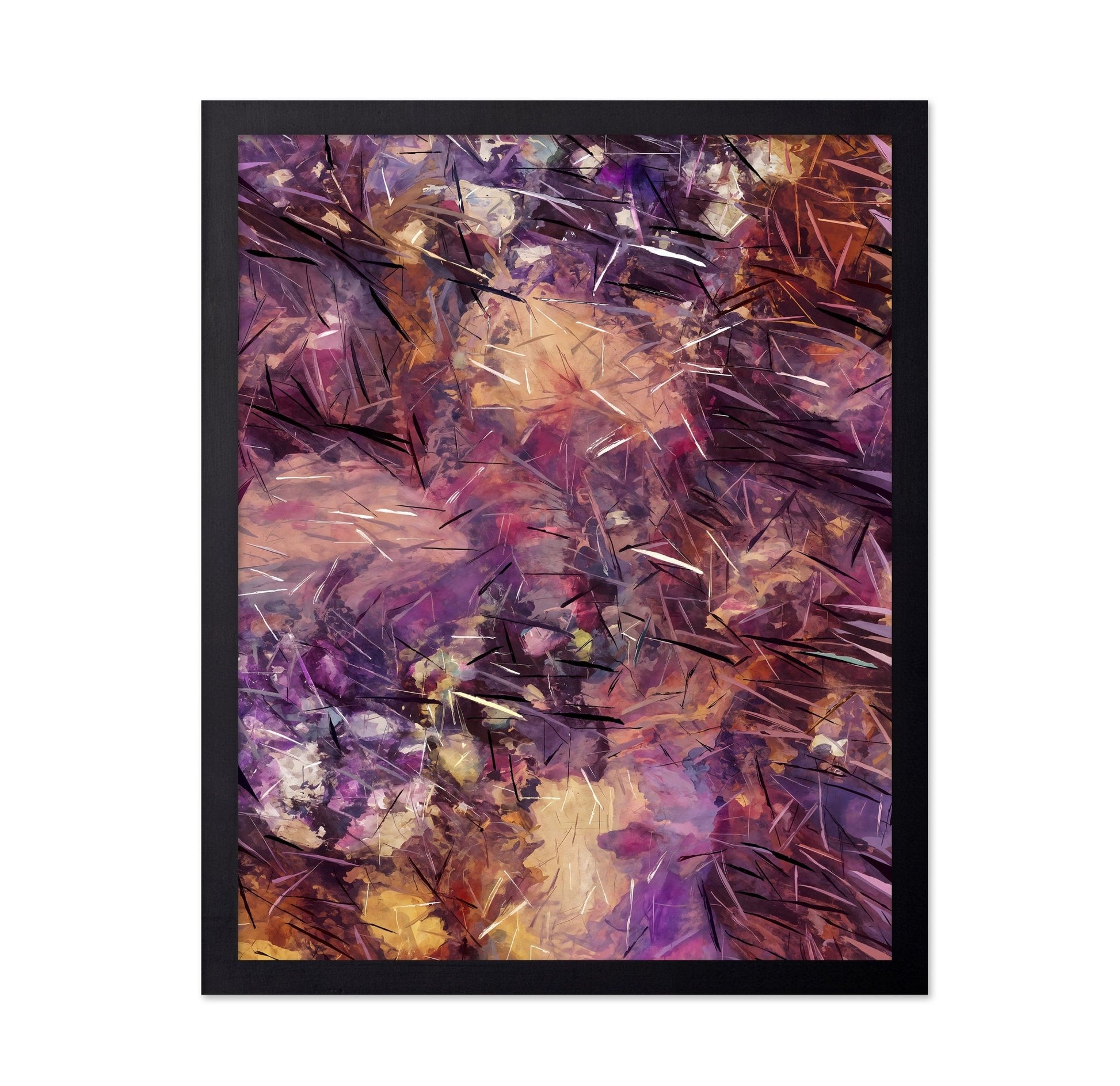 Purple Abstract Burst
