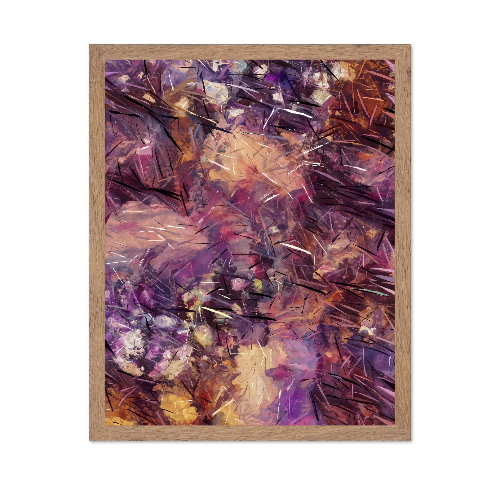 Purple Abstract Burst