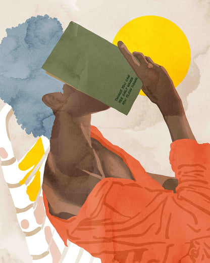 Woman Reading Book No2