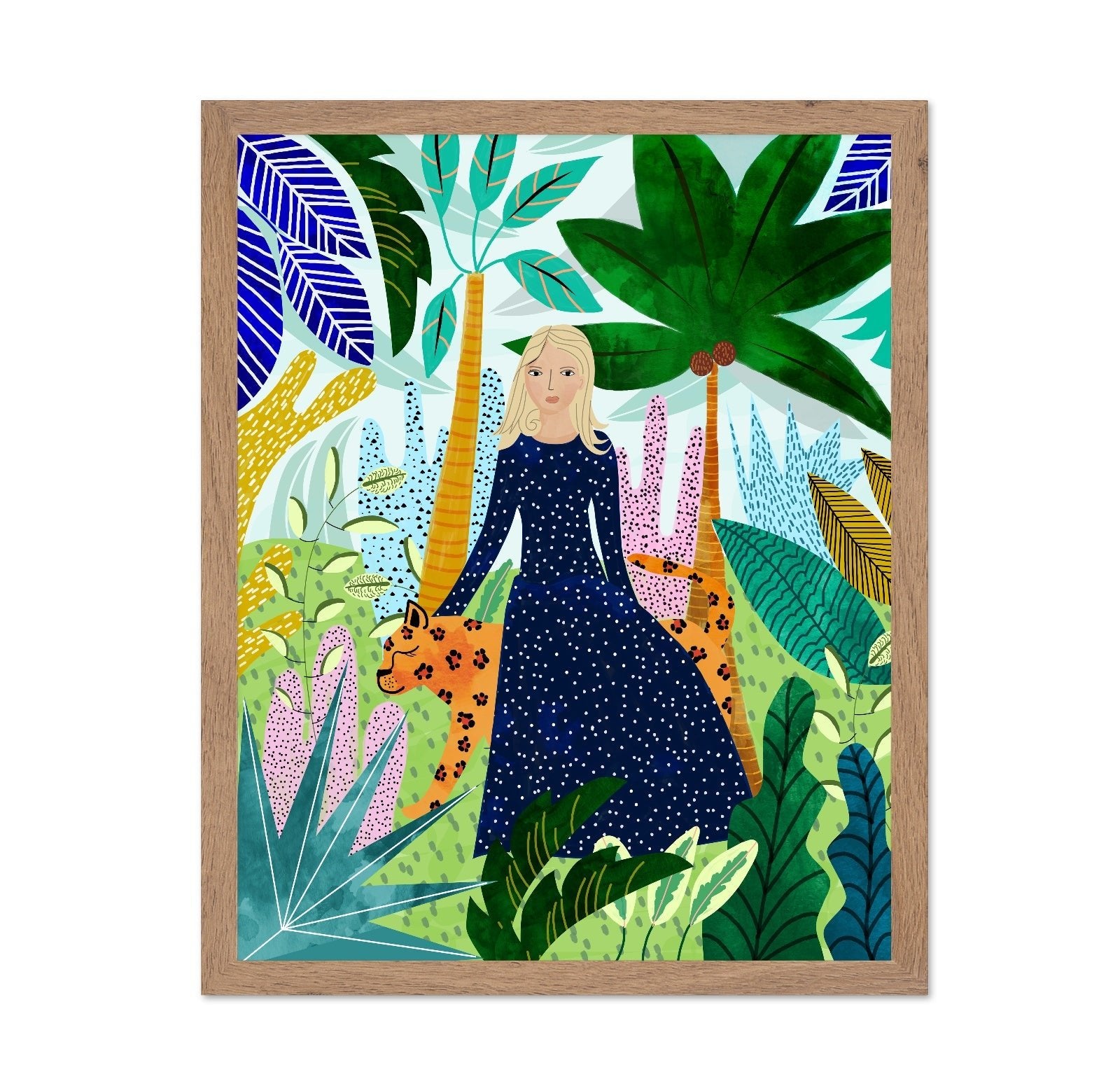 Woman Jungle Leopard