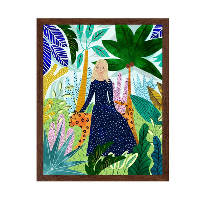 Woman Jungle Leopard