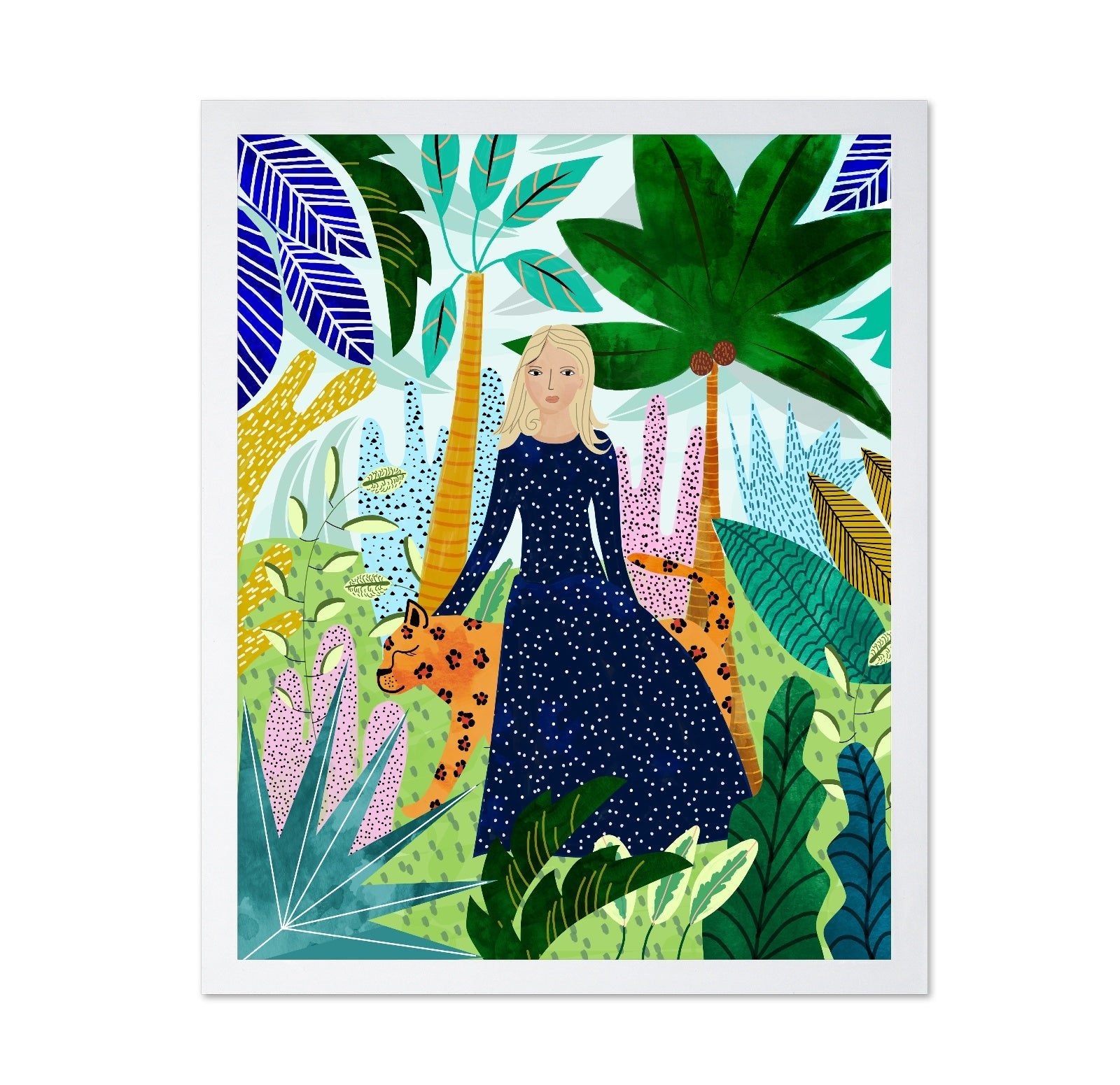 Woman Jungle Leopard