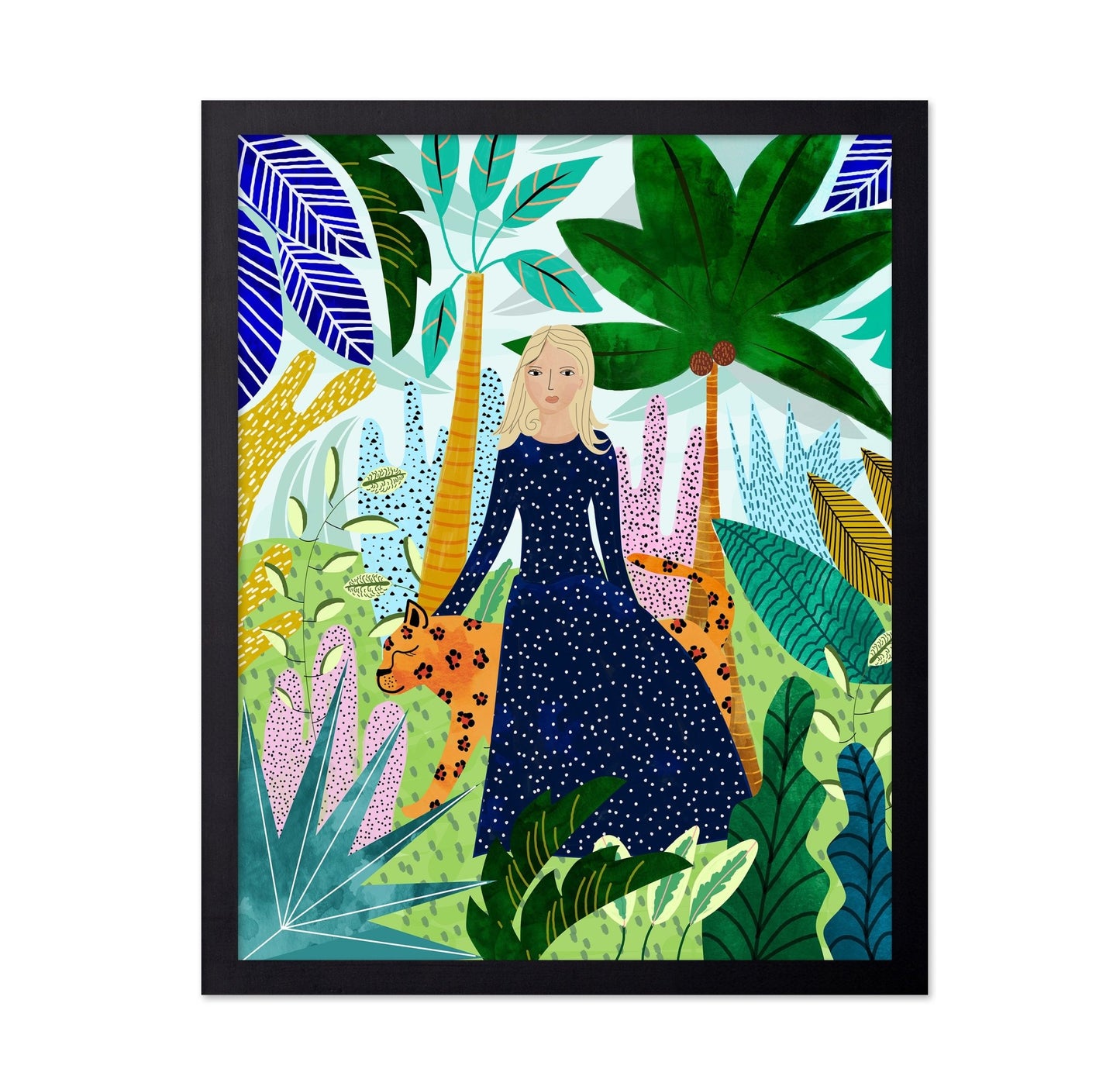 Woman Jungle Leopard