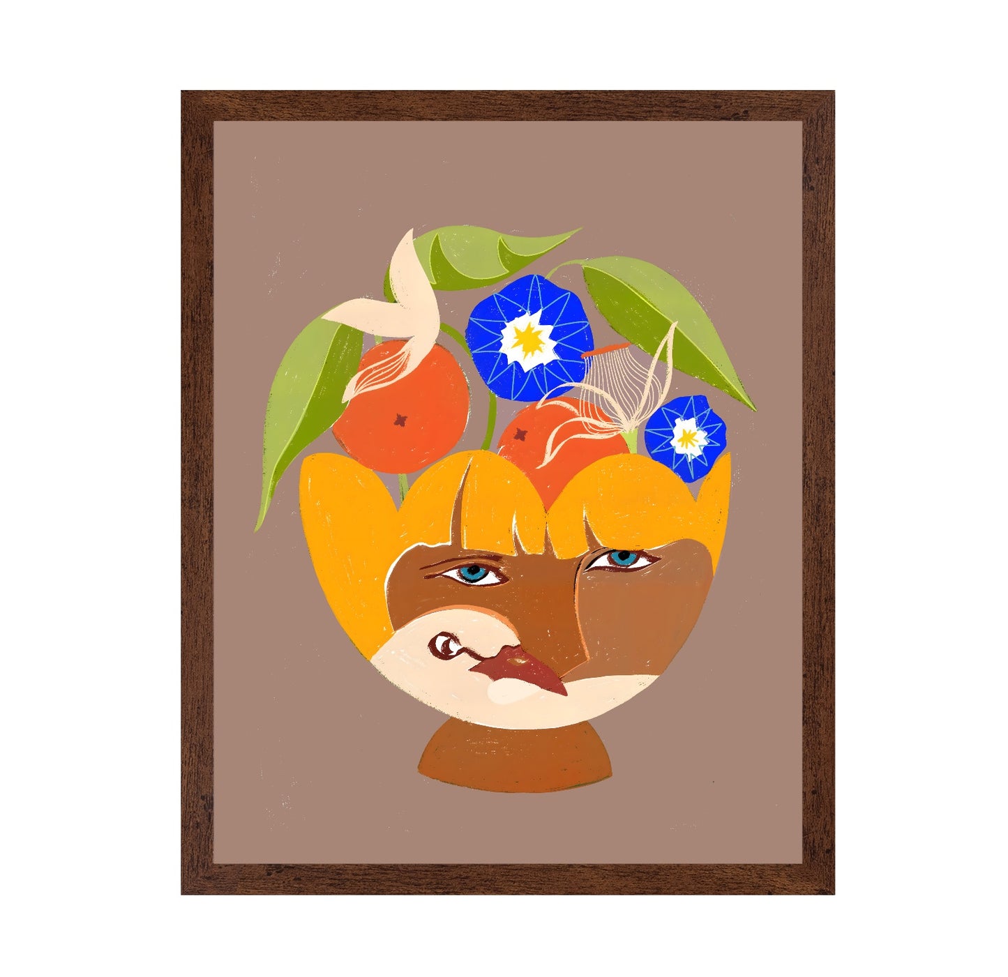 Floral Face Still Life