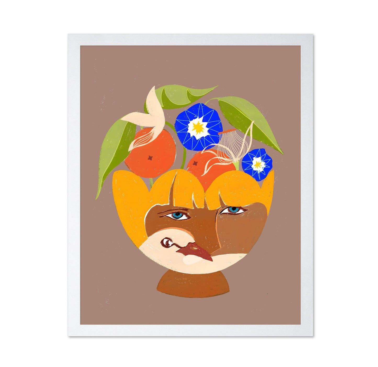 Floral Face Still Life