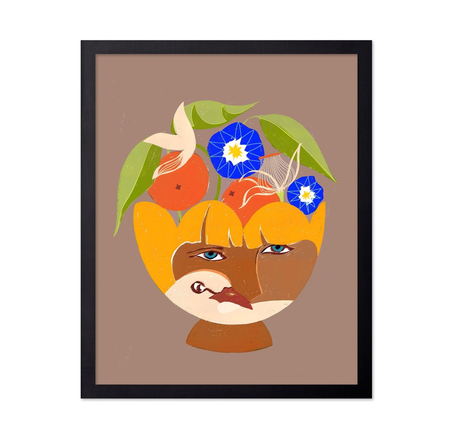 Floral Face Still Life