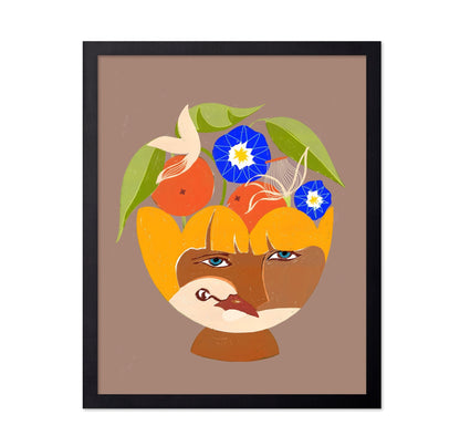 Floral Face Still Life