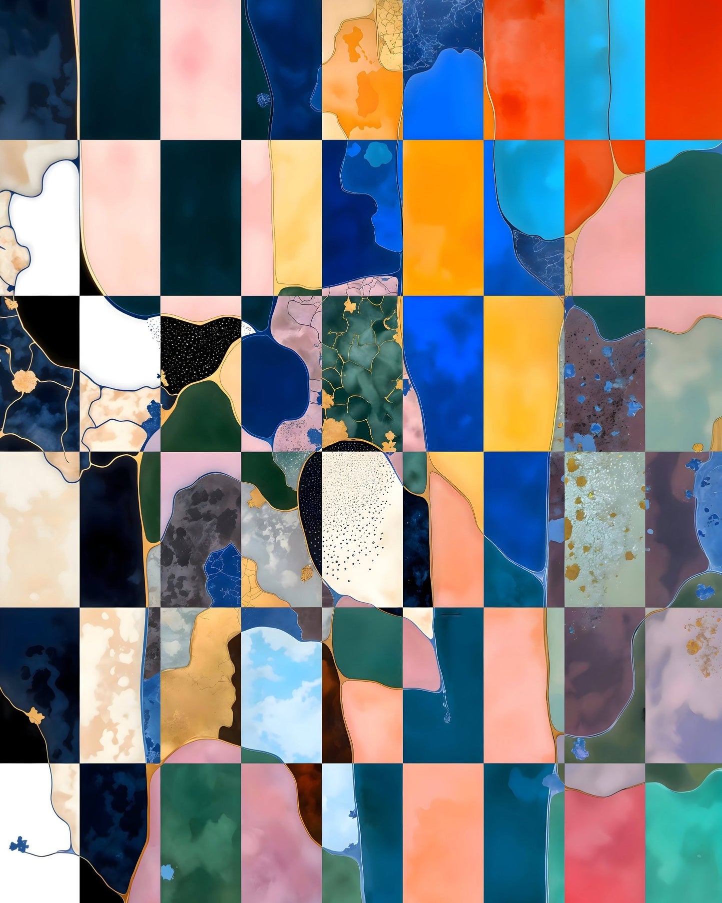 Color Block Mosaic No2