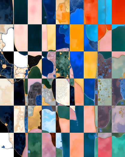 Color Block Mosaic No2
