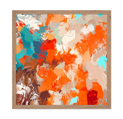 Vibrant Orange Chaos
