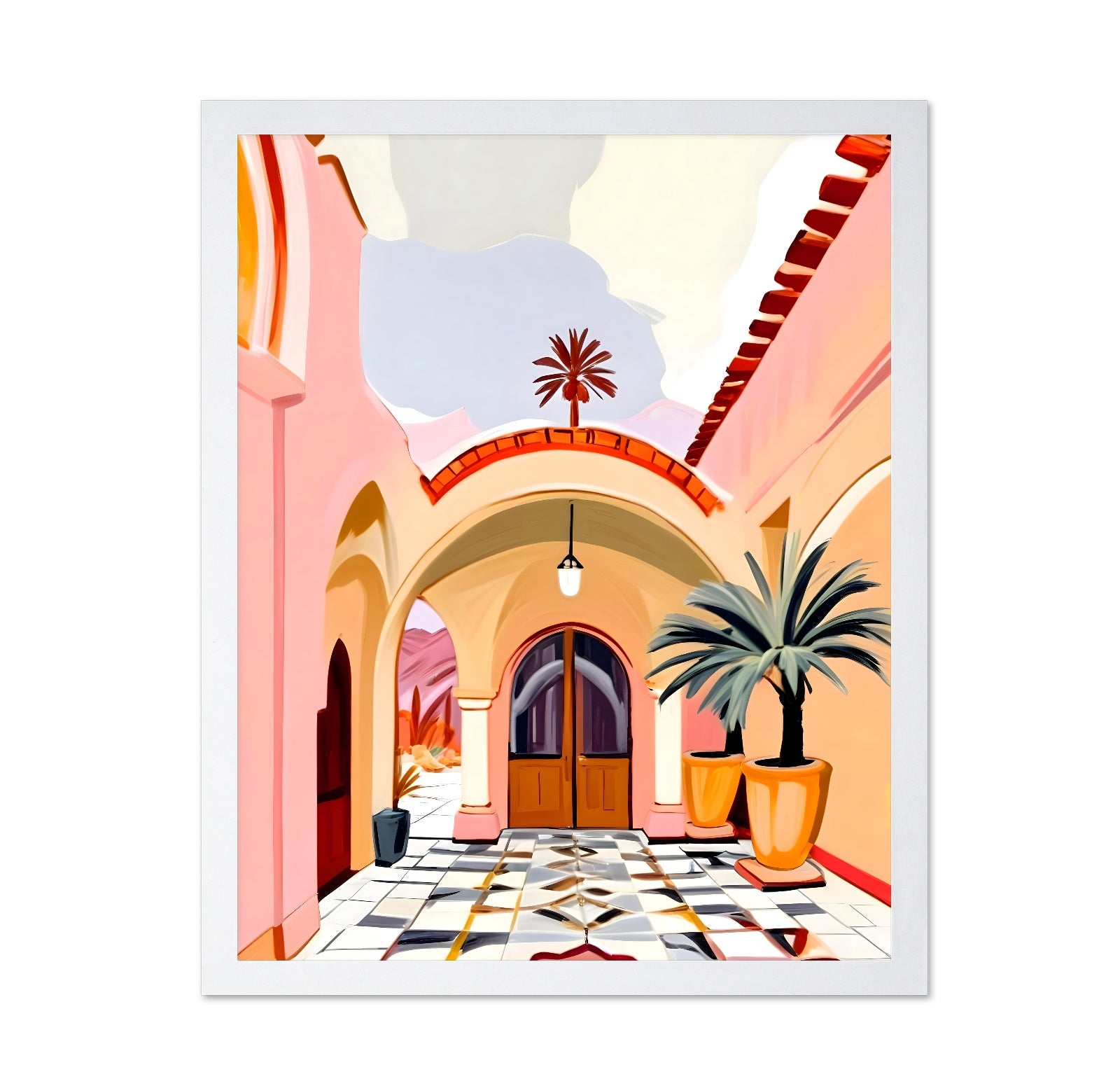 Pastel Archway Oasis