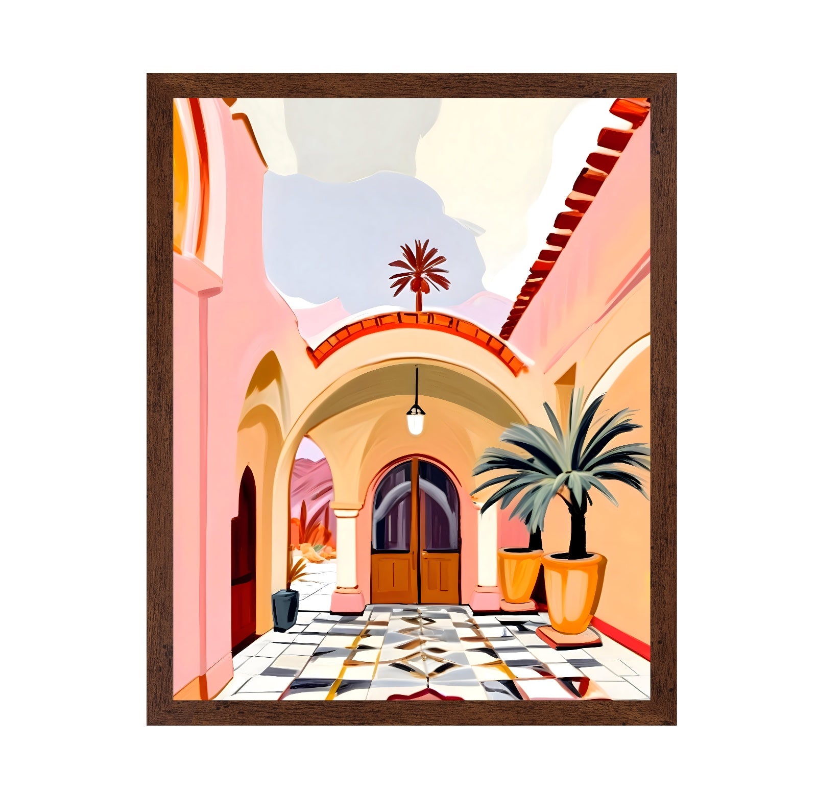 Pastel Archway Oasis