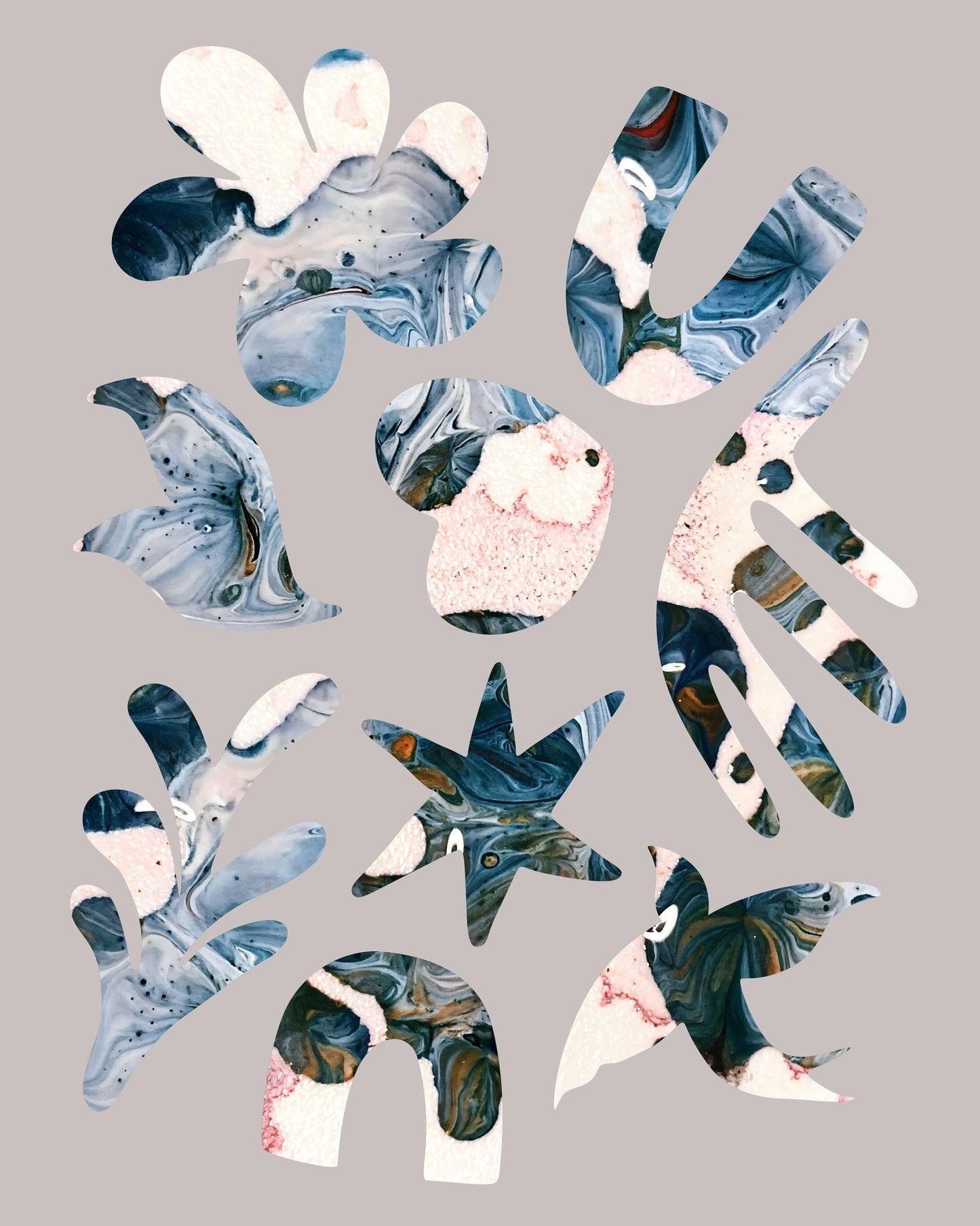 Abstract Organic Shapes No3