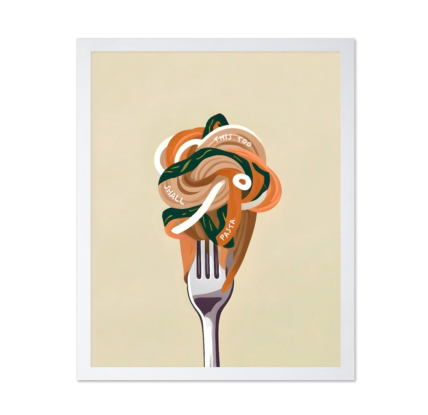 Pasta Quote Fork