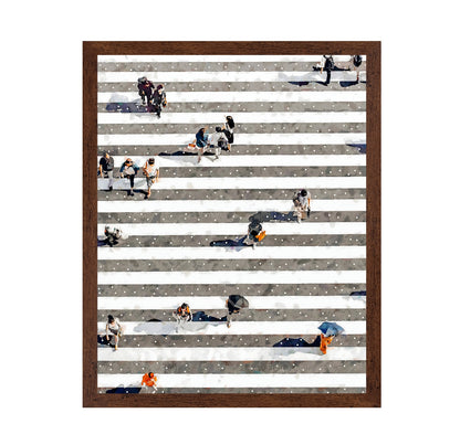 City Crosswalk Crowd