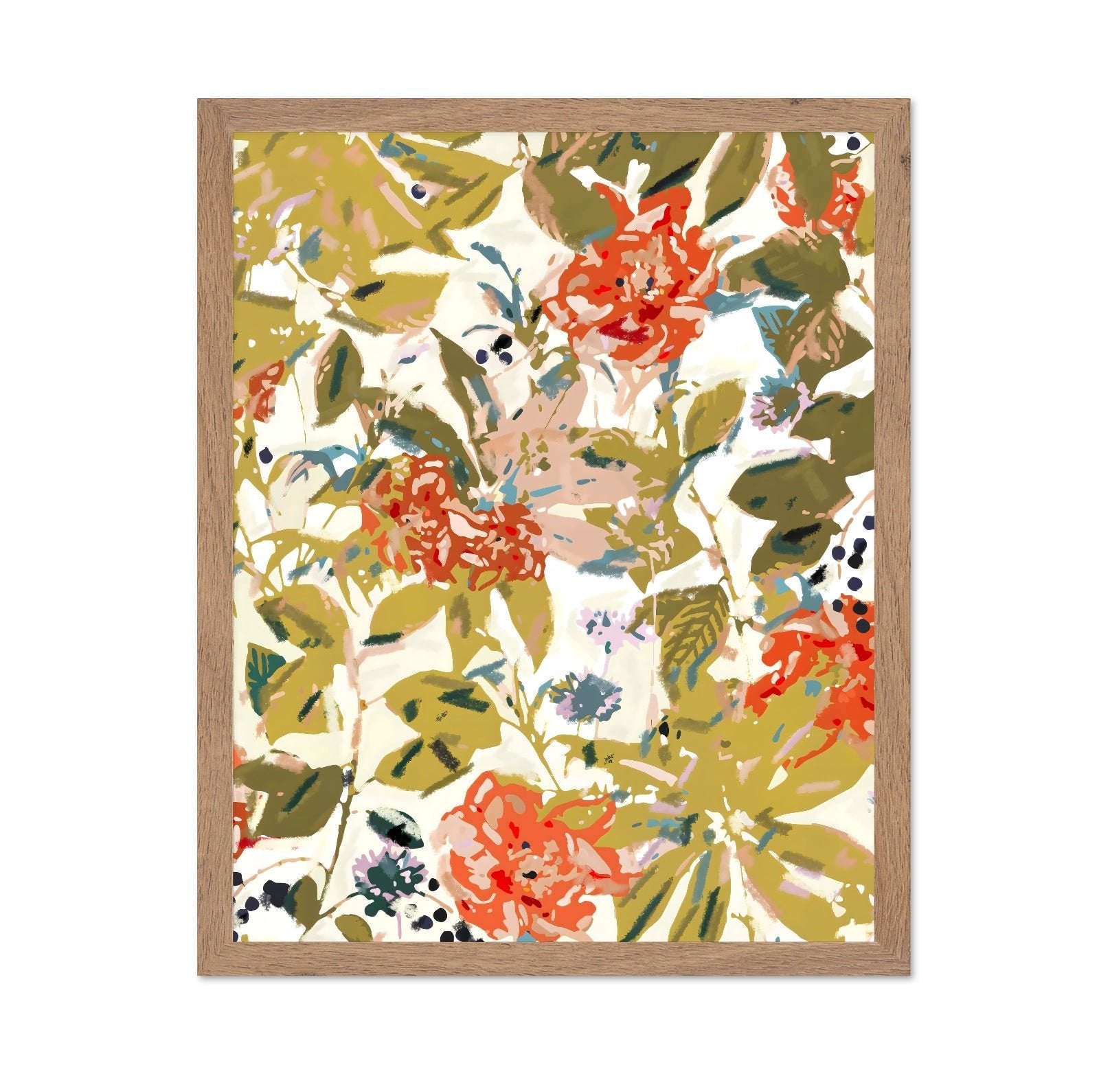 Painterly Floral Burst