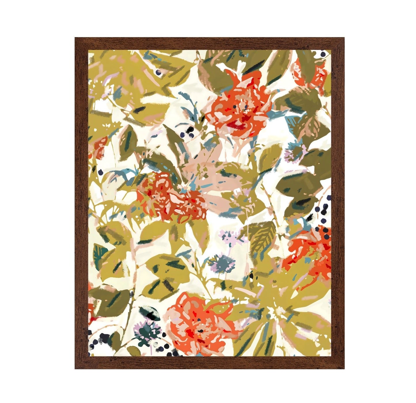 Painterly Floral Burst