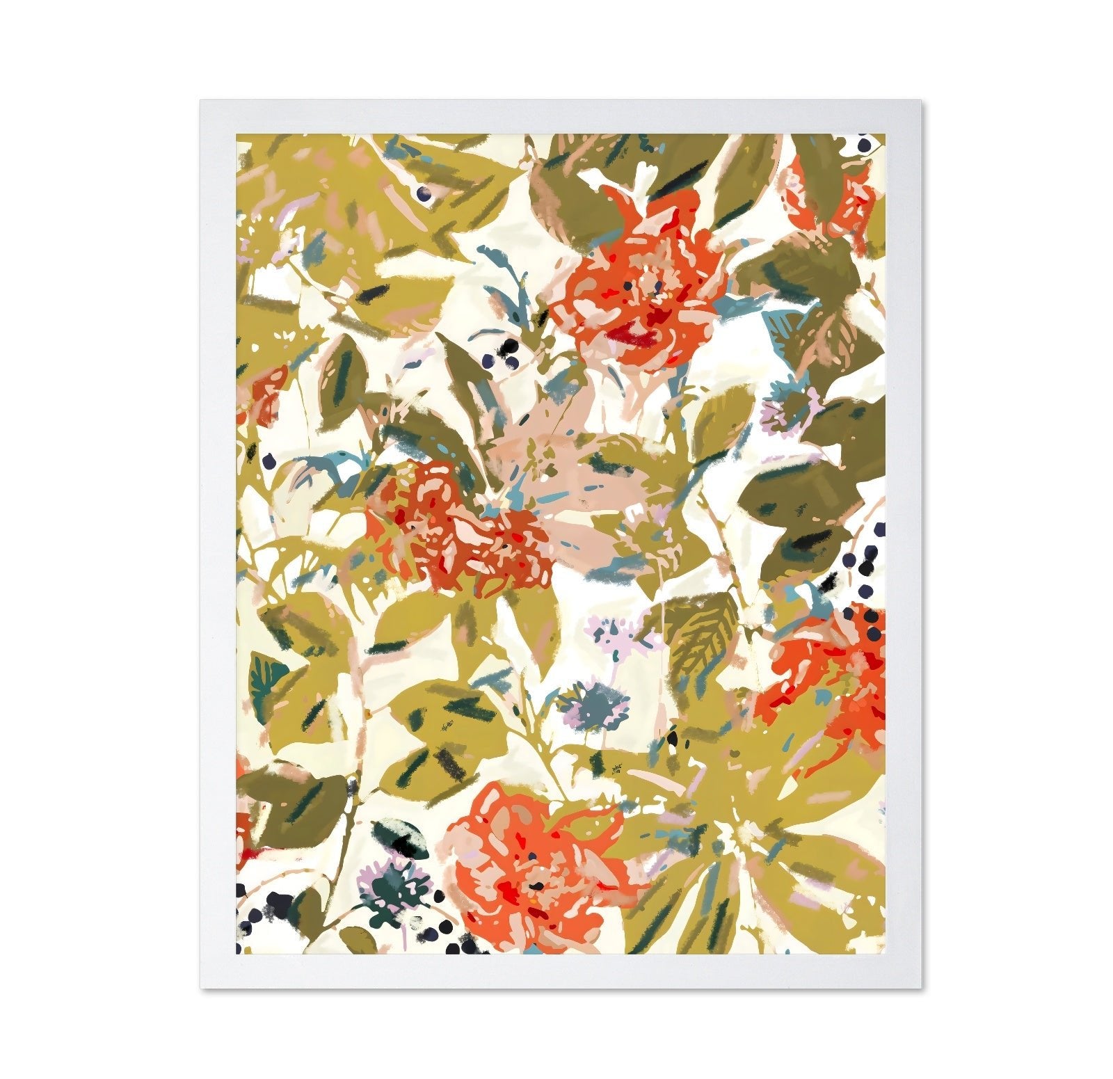 Painterly Floral Burst