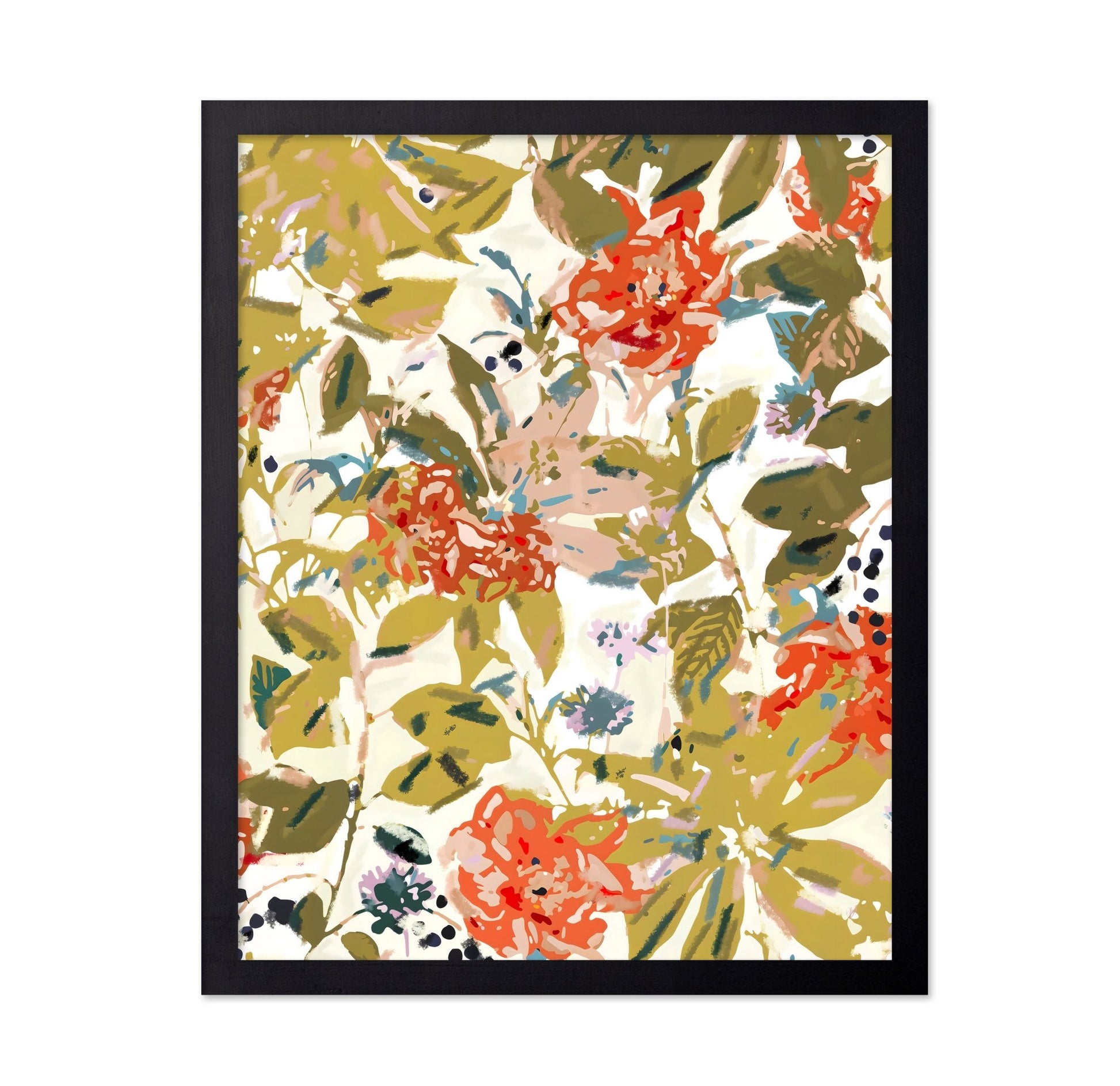 Painterly Floral Burst