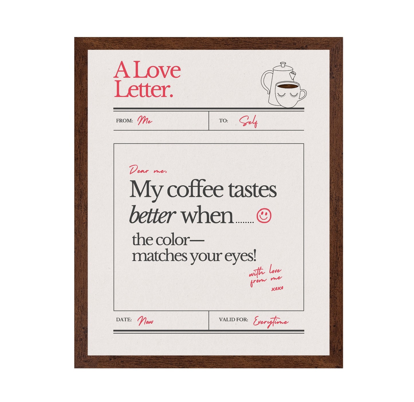 Coffee Love Letter