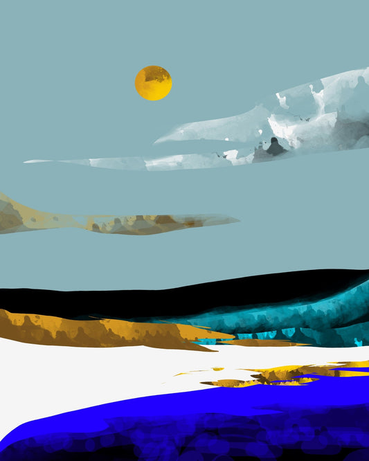 Minimal Desert Sunset