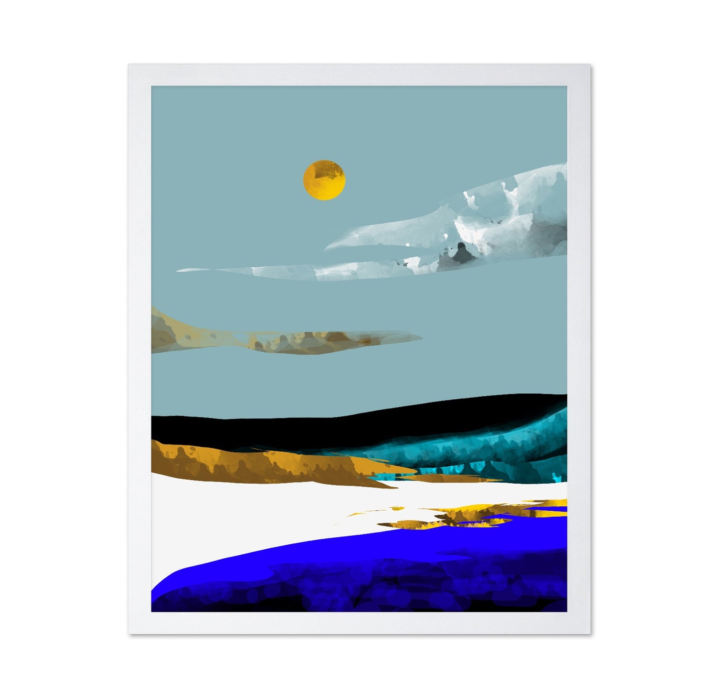 Minimal Desert Sunset