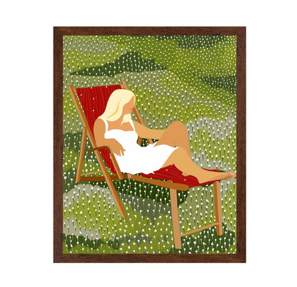 Woman in Meadow Chair