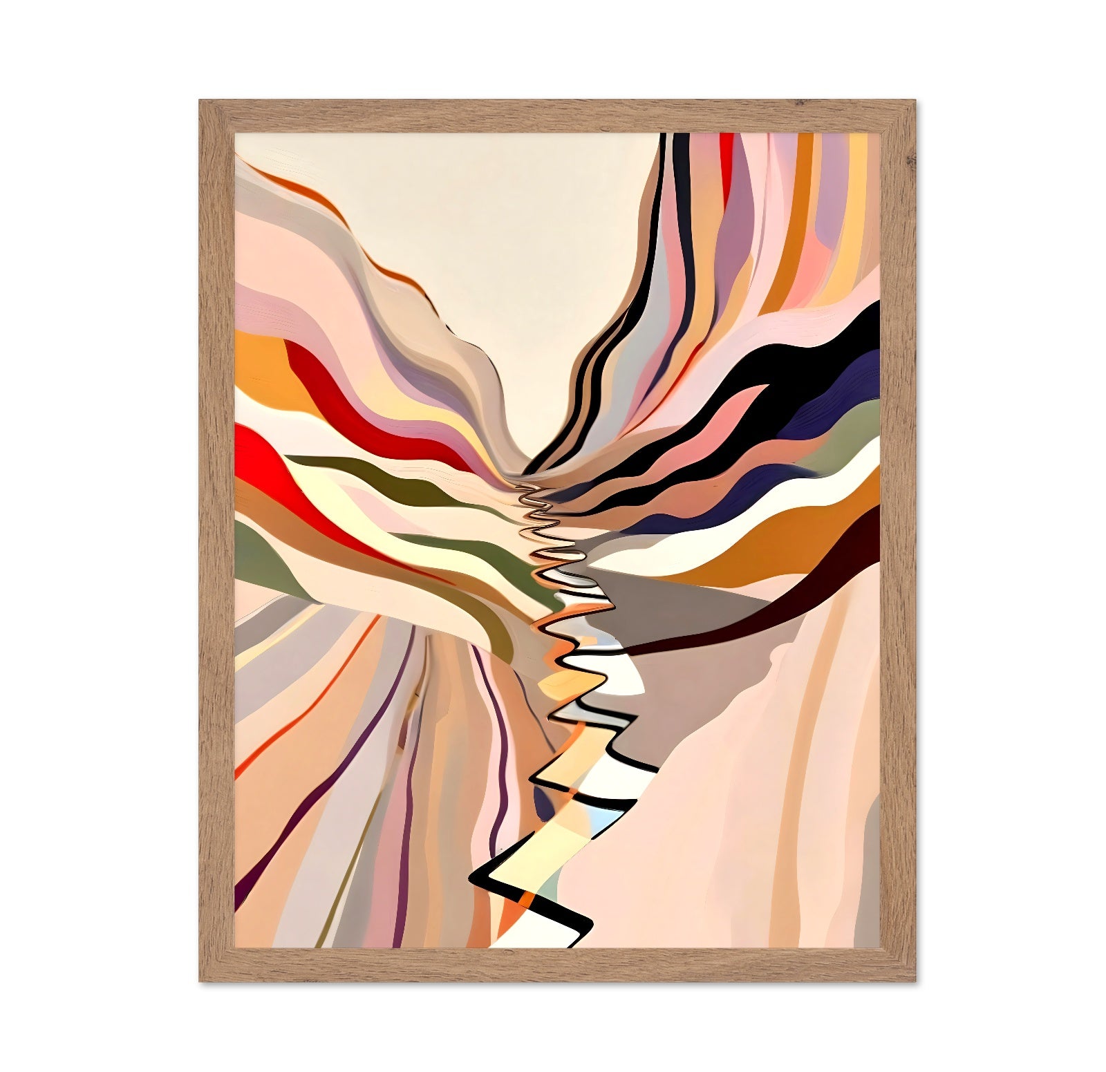 Abstract Flowing Canyon