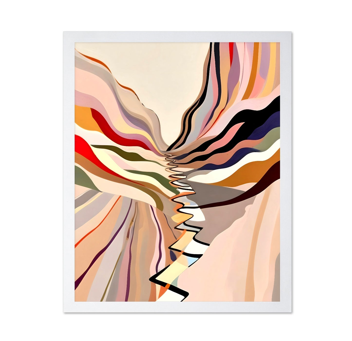 Abstract Flowing Canyon