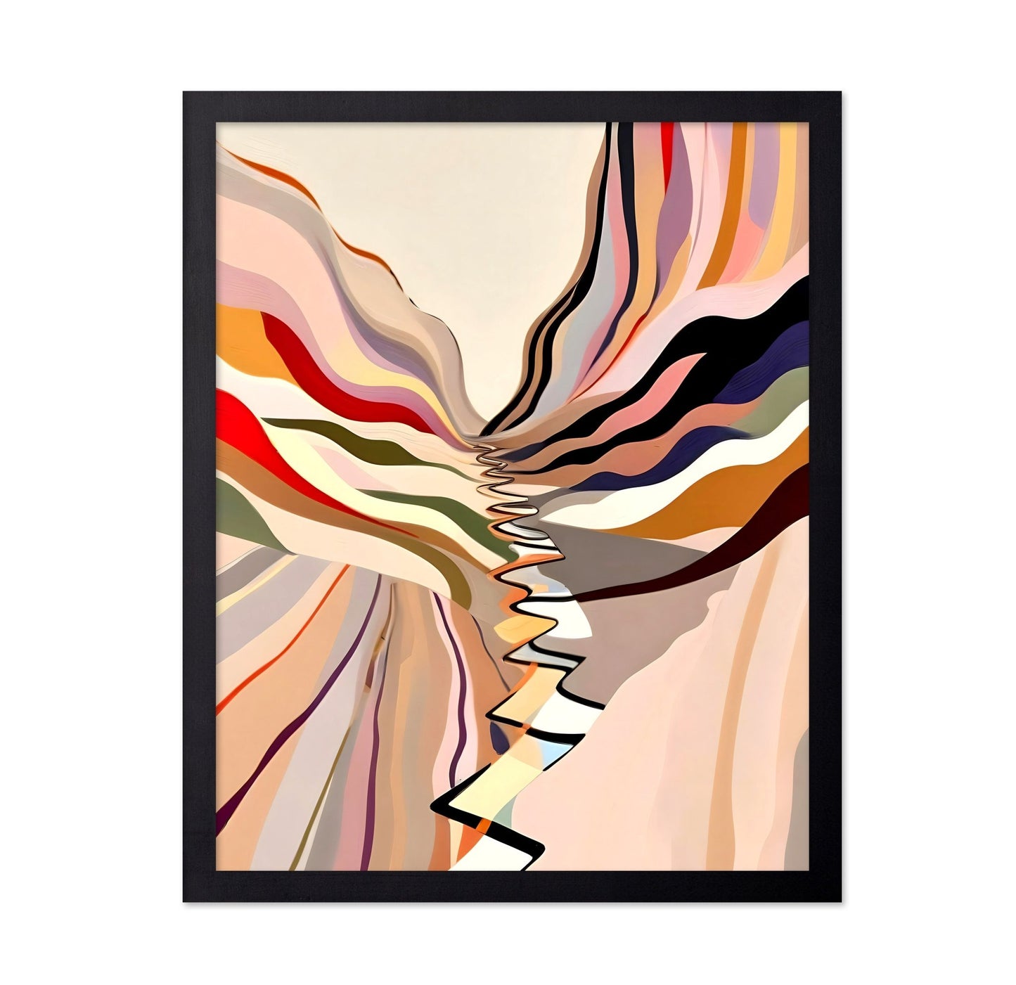 Abstract Flowing Canyon