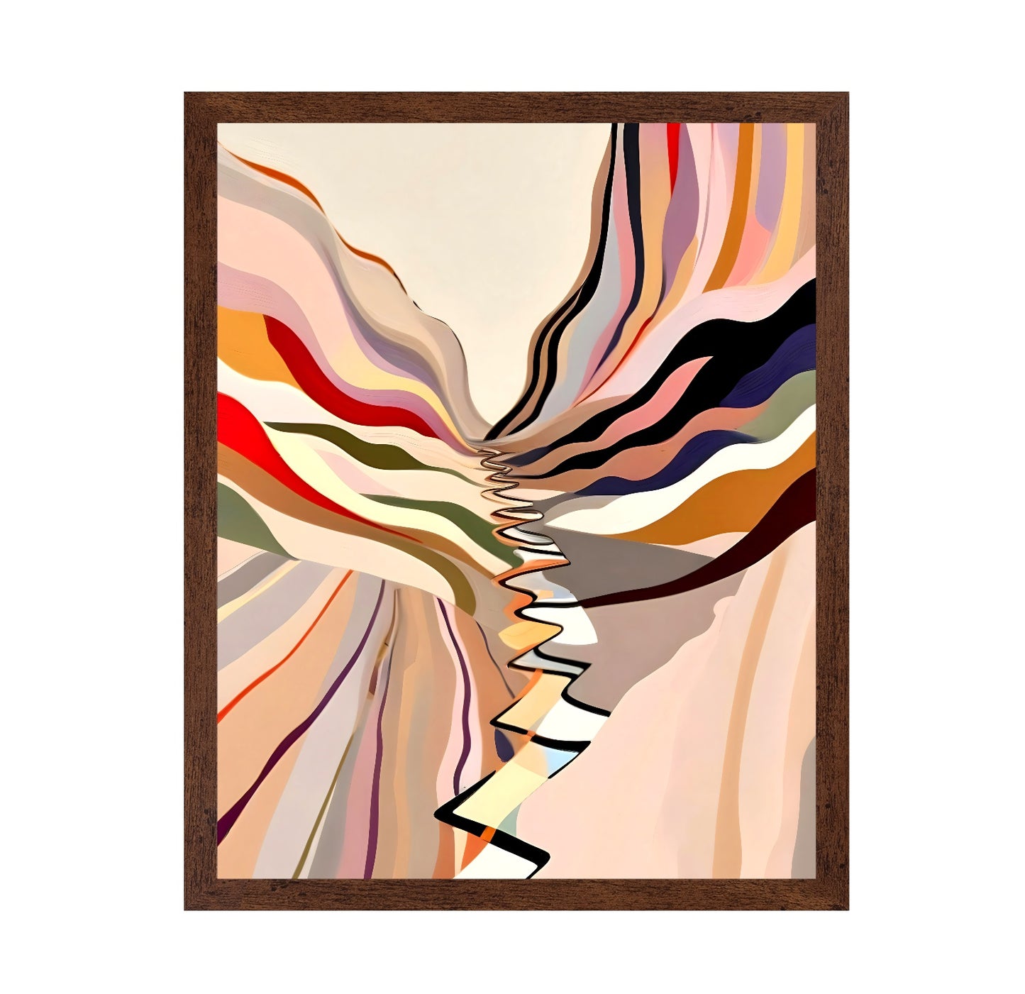 Abstract Flowing Canyon