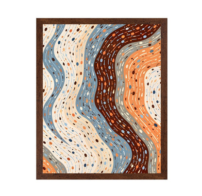Flowing Dots Pattern