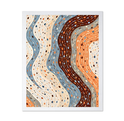 Flowing Dots Pattern