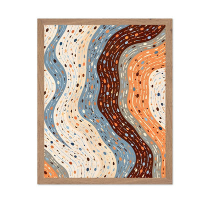 Flowing Dots Pattern