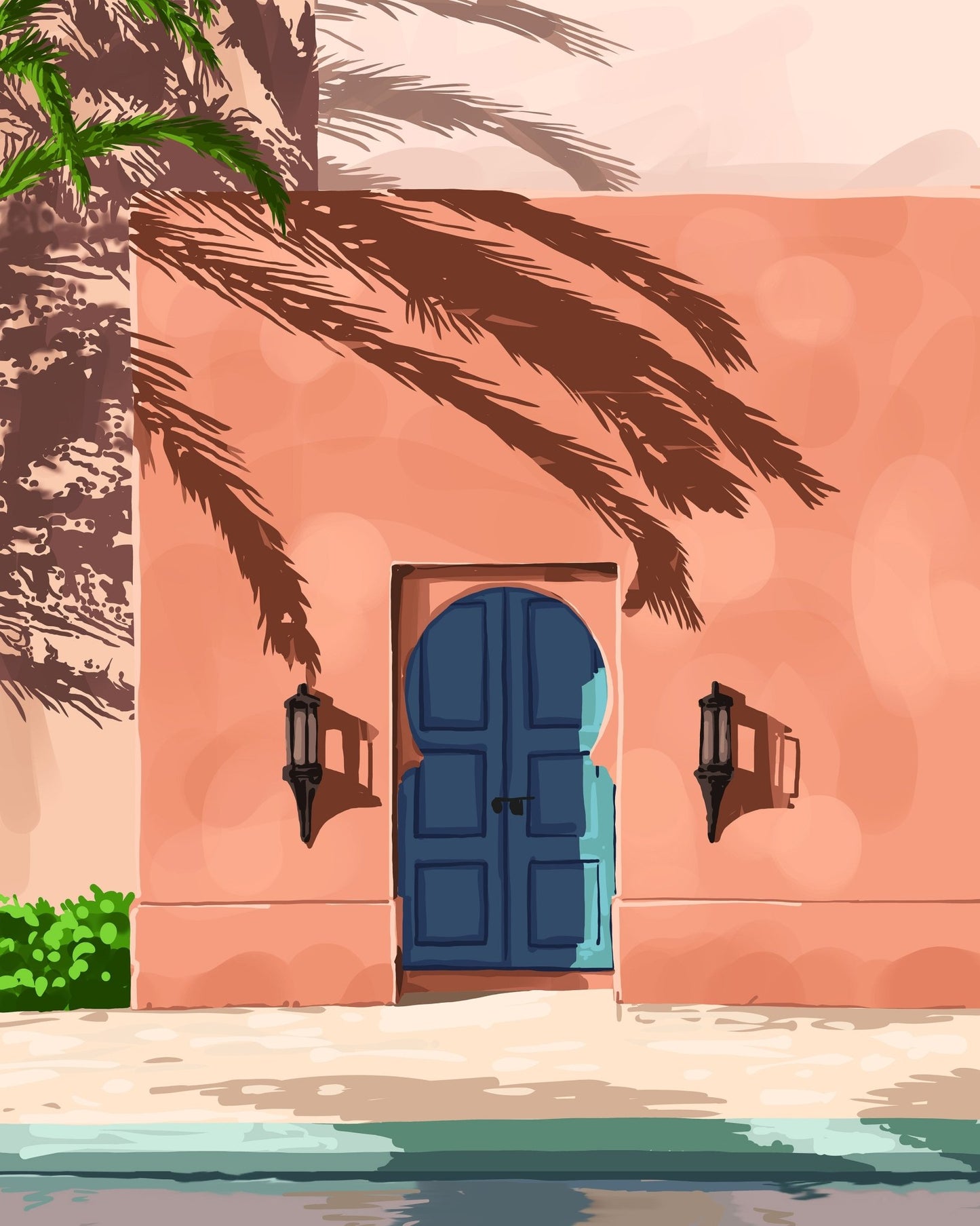 Mediterranean Blue Door