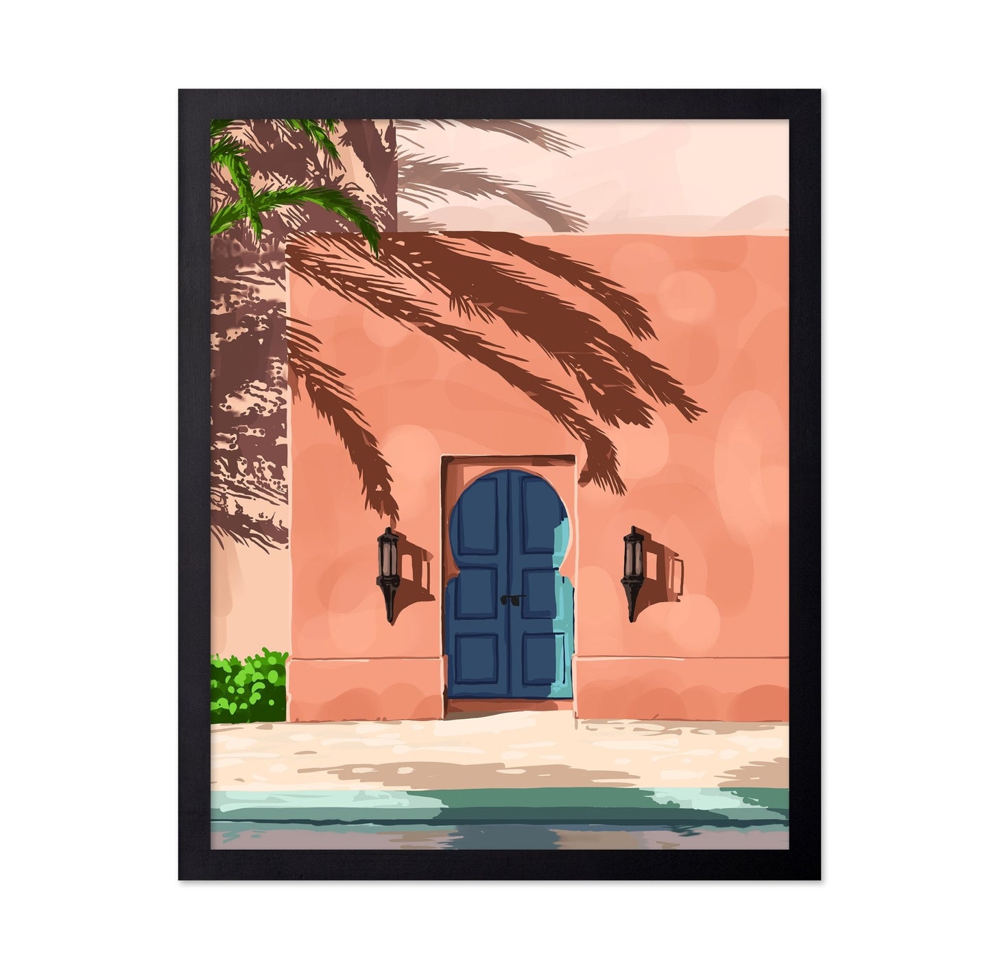 Mediterranean Blue Door