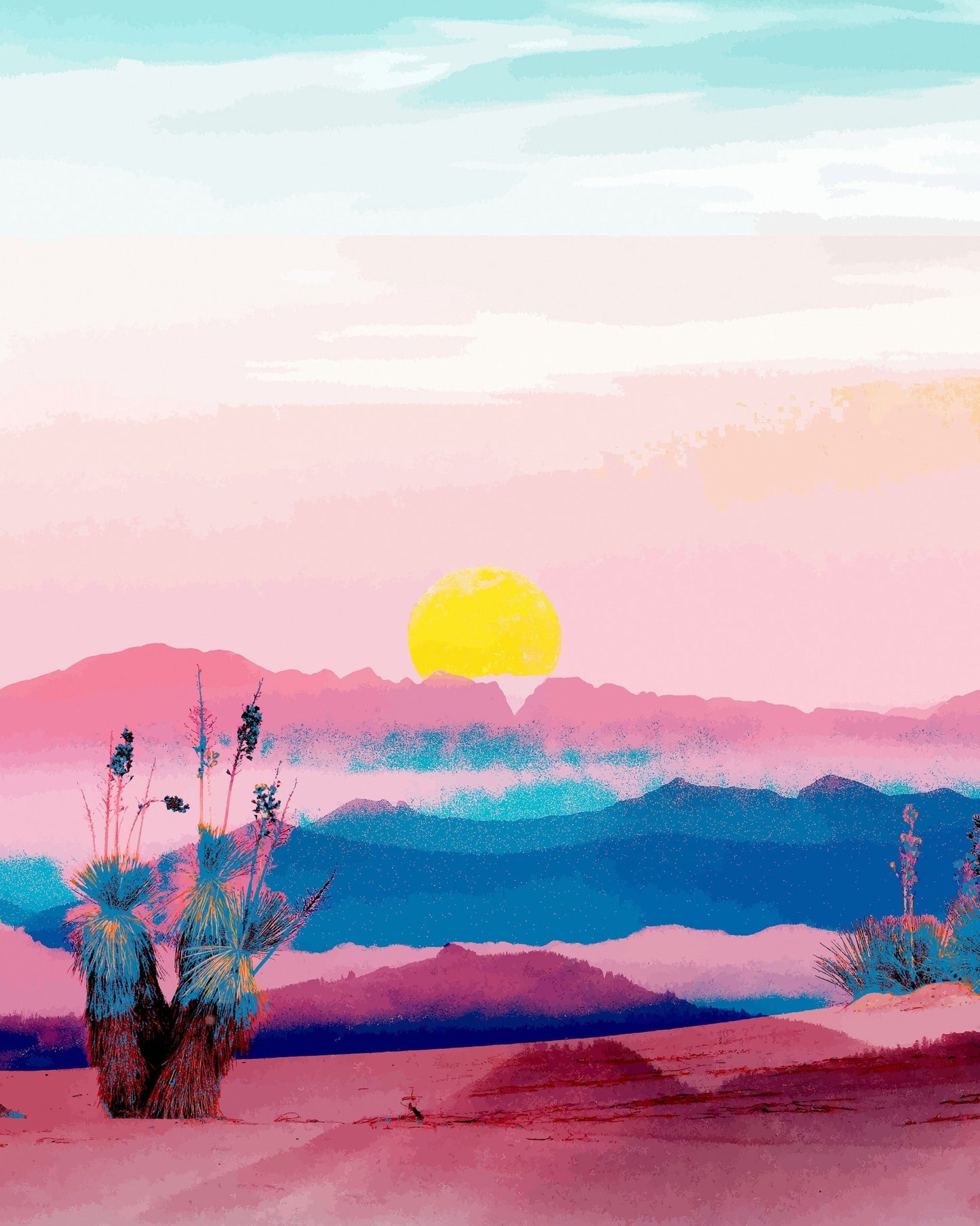 Desert Sunrise Glow