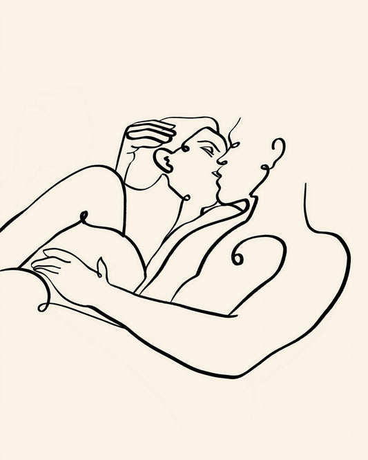 Abstract Line Embrace