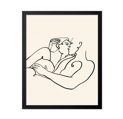 Abstract Line Embrace
