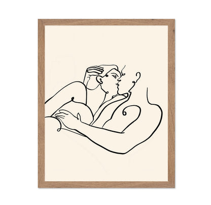 Abstract Line Embrace