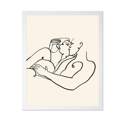 Abstract Line Embrace